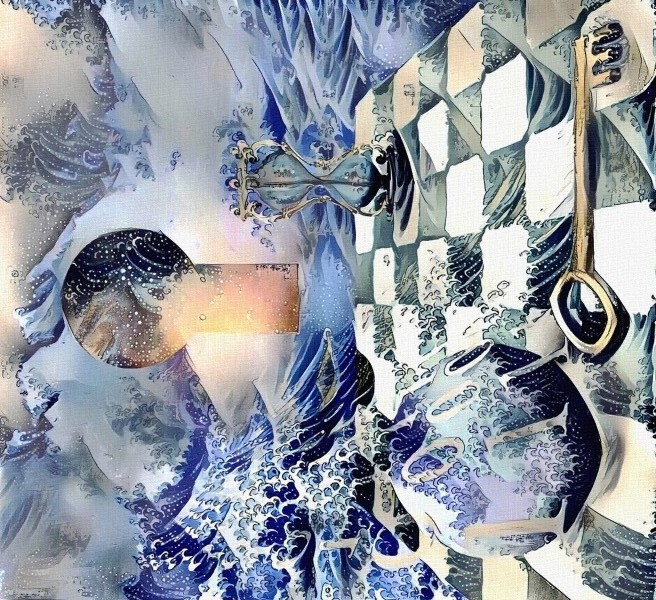Symbolic Painting Internet by Bruce Rolff